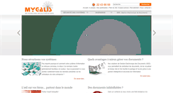 Desktop Screenshot of mygalis.com